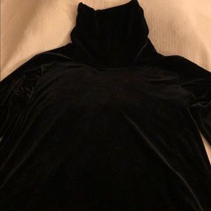 Dynamite 🧨 Black Velvet Cowlneck Sweater